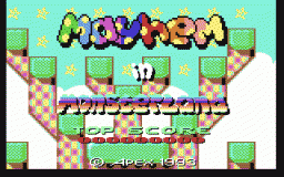 Mayhem In Monsterland (C64) &nbsp; &copy; Apex Computer 1993 &nbsp;  1/3