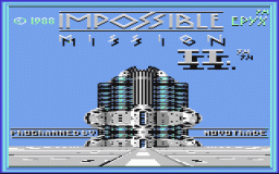 Impossible Mission II (C64)   © Epyx 1988    1/3