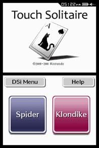 2-In-1 Solitaire (NDS)   © Nintendo 2009    1/3