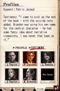 Unsolved Crimes (NDS) &nbsp; &copy; Empire 2008 &nbsp;  11/12