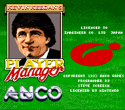 Player Manager (SNES)   © Imagineer 1993    1/3