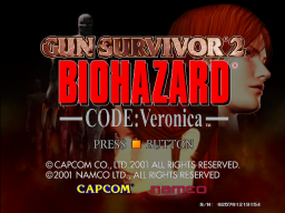 Resident Evil: Survivor 2: Code Veronica (ARC)   © Namco 2001    1/3