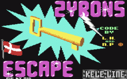 Zyron's Escape (C64)   © Kele-Line 1986    1/2