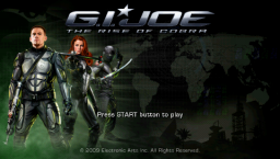 G.I. Joe: The Rise Of Cobra (PSP)   © EA 2009    1/6