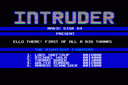 Intruder (1990) (C64)   © Magic Disk 1990    1/2