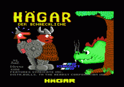 Hagar The Horrible (C64)   © Kingsoft 1992    1/3