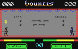 Bounces (C64)   © Beyond Games 1986    2/2