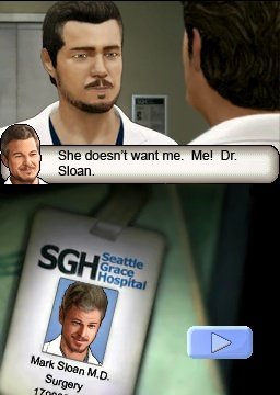 Grey's Anatomy: The Video Game (NDS)   © Ubisoft 2009    1/3