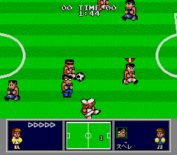 Nekketsu Koukou Dodgeball Bu: Soccer-hen MD (SMD)   © PalSoft 1992    3/3