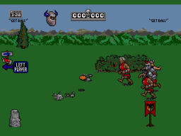 Pigskin Footbrawl (SMD) &nbsp; &copy; RazorSoft 1990 &nbsp;  2/3