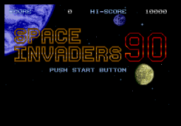 Space Invaders '91 (SMD) &nbsp; &copy; Taito 1990 &nbsp;  1/2