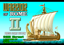Warrior Of Rome II (SMD)   © Micronet 1992    1/4