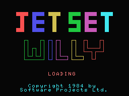 Jet Set Willy (MSX)   © Software Projects 1985    1/3