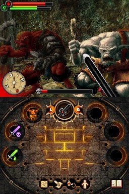 Fighting Fantasy: The Warlock Of Firetop Mountain (NDS)   © Aspyr 2009    4/7