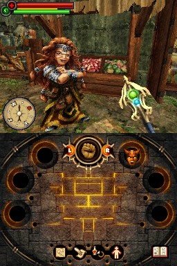 Fighting Fantasy: The Warlock Of Firetop Mountain (NDS)   © Aspyr 2009    5/7