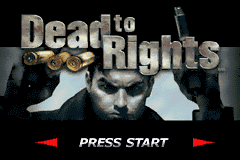 Dead To Rights (GBA)   © Namco 2004    1/3