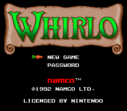 Whirlo (SNES)   © Namco 1992    1/3
