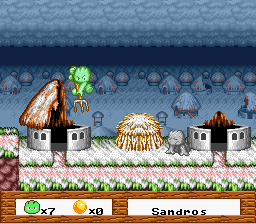 Whirlo (SNES)   © Namco 1992    2/3