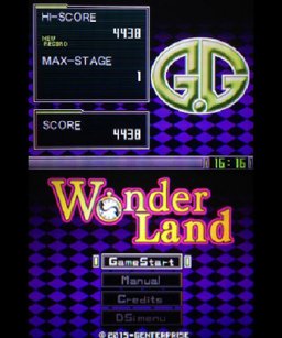 G.G Series: Wonder Land (NDS)   © Genterprise 2009    1/3