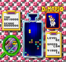 Dr. Mario (SNES)   © Nintendo 1998    1/3