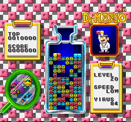 Dr. Mario (SNES)   © Nintendo 1998    3/3