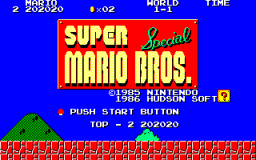 Super Mario Bros. Special (X1)   © Hudson 1986    1/3