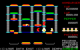 BurgerTime (X1)   © Data East 1985    2/3