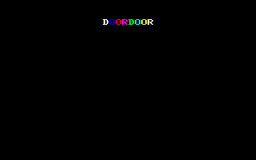 Door Door (X1)   © Chunsoft 1985    1/3