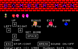 Bomberman (X1)   © Hudson 1983    1/3
