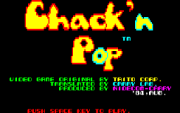 Chack'n Pop (X1)   © Carry Lab 1984    1/3