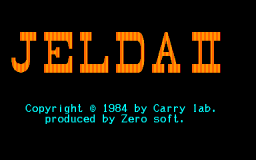 Jelda II (X1)   © Carry Lab 1984    1/3