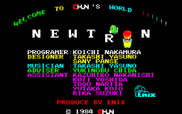 Newtron (X1)   © Chunsoft 1984    1/3