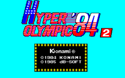 Hyper Olympic '84 2 (X1)   © Konami 1985    1/3