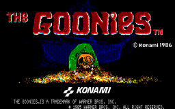 The Goonies (X1)   © Konami 1986    1/3