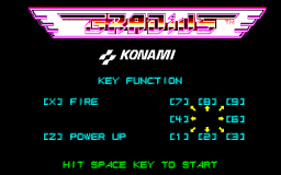 Gradius (X1)   © Konami 1986    1/3
