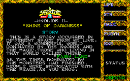 Hydlide II: Shine Of Darkness (X1)   © T&E Soft 1986    1/3