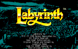 Labyrinth (X1)   © Pack-In-Video 1987    1/3