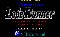 Lode Runner (X1)   © Soft Pro 1984    1/3