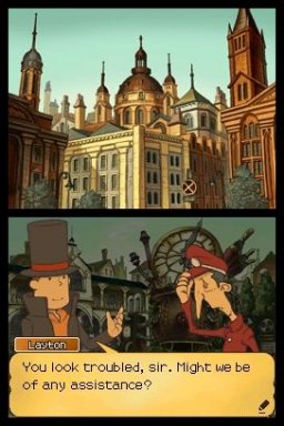 Professor Layton And The Lost Future (NDS)   © Nintendo 2008    1/8