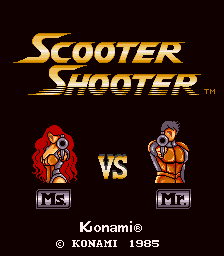 Scooter Shooter (ARC)   © Konami 1985    1/3