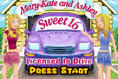 Mary-Kate And Ashley: Sweet 16: Licensed To Drive (GBA)   © Acclaim 2002    1/3