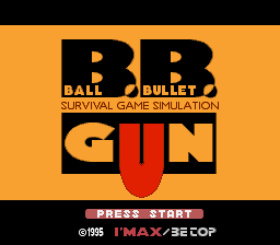 Ball Bullet Gun: Survival Game Simulation (SNES)   © I'Max 1995    1/3