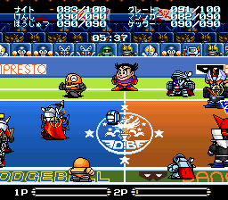 Battle Dodge Ball (SNES)   © Banpresto 1991    3/3