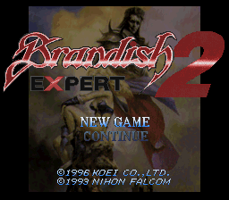 Brandish 2: Expert (SNES)   © KOEI 1996    1/3