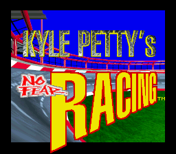Kyle Petty's No Fear Racing (SNES)   © Williams 1995    1/3
