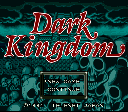 Dark Kingdom (SNES)   © Telenet 1994    1/3