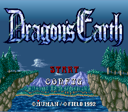 Dragon's Earth (SNES)   © Human 1993    1/3