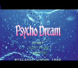 Psycho Dream (SNES)   © Riot 1992    1/3