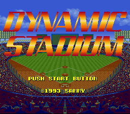 Dynamic Stadium (SNES)   © Sammy 1993    1/3