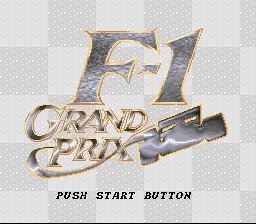 F-1 Grand Prix (SNES)   © Video System 1992    1/3